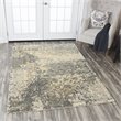 Alora Decor Euphoria 5' x 8' Floral Distress Beige/Gray/Rust/Blue Hybrid Rug
