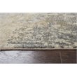 Alora Decor Euphoria 5' x 8' Floral Distress Beige/Gray/Rust/Blue Hybrid Rug