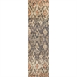 Alora Decor Euphoria 9' x 12' iKat/Geometric Brown/Gray/Rust/Blue Hybrid Rug