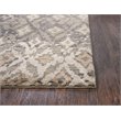 Alora Decor Euphoria 5' x 8' iKat/Geometric Brown/Gray/Rust/Blue Hybrid Area Rug