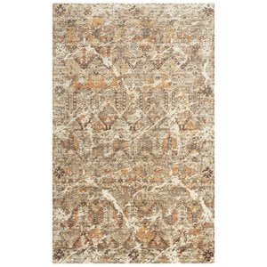 Alora Decor Infinity 5' x 8' Classical Brown/Beige/Ivory/Green Hybrid Area Rug