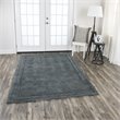 Alora Decor Emerson 5' x 8' Squares Dk. Grey/Gray/Rust/Blue Hand-Tufted Area Rug