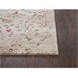 Alora Decor Euphoria 8' x 10' Floral Ivory/Gray/Rust/Blue Hybrid Area Rug