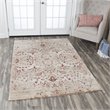 Alora Decor Euphoria 5' x 8' Floral Ivory/Gray/Rust/Blue Hybrid Area Rug