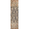 Alora Decor Euphoria 9' x 12' Chevron iKat Lt. Gray/Gray/Rust/Blue Hybrid Rug