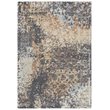Alora Decor Euphoria 9' x 12' Floral Distress Gray/Gray/Rust/Blue Hybrid Rug