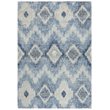 Alora Decor Euphoria 5' x 8' Chevron iKat Lt. Gray/Gray/Rust/Blue Hybrid Rug