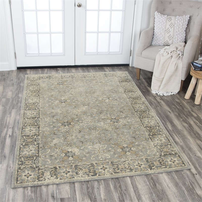 Alora Decor Euphoria 9' x 12' Multi-Color Hybrid Rug