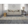 Alora Decor Euphoria 8' x 10' Gray/Gray/Rust/Blue Hybrid Area Rug