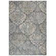 Alora Decor Euphoria 5' x 8' Damask Distress Gray/Gray/Rust/Blue Hybrid Area Rug