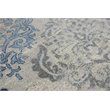 Alora Decor Euphoria 5' x 8' Medallion Lt. Gray/Gray/Rust/Blue Hybrid Area Rug