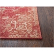 Alora Decor Euphoria 10' x 13' Distress Red/Gray/Rust/Blue Hybrid Area Rug