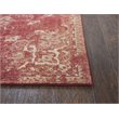 Alora Decor Euphoria 8' x 10' Distress Red/Gray/Rust/Blue Hybrid Area Rug