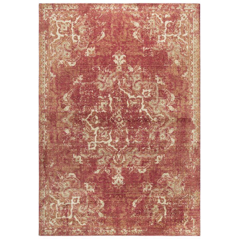 Alora Decor Euphoria 8' x 10' Distress Red/Gray/Rust/Blue Hybrid Area Rug