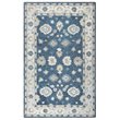 Alora Decor Napoli 8' x 10' Traditional Motifs Blue/Ivory Hand-Tufted Area Rug