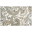 Alora Decor Makalu 3' x 5' Paisley Beige/Natural Hand-Tufted Area Rug