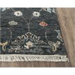 Alora Decor Muse 9' x 12' Charcoal/Black/Blue/Red/Yellow Hand Knotted Area Rug