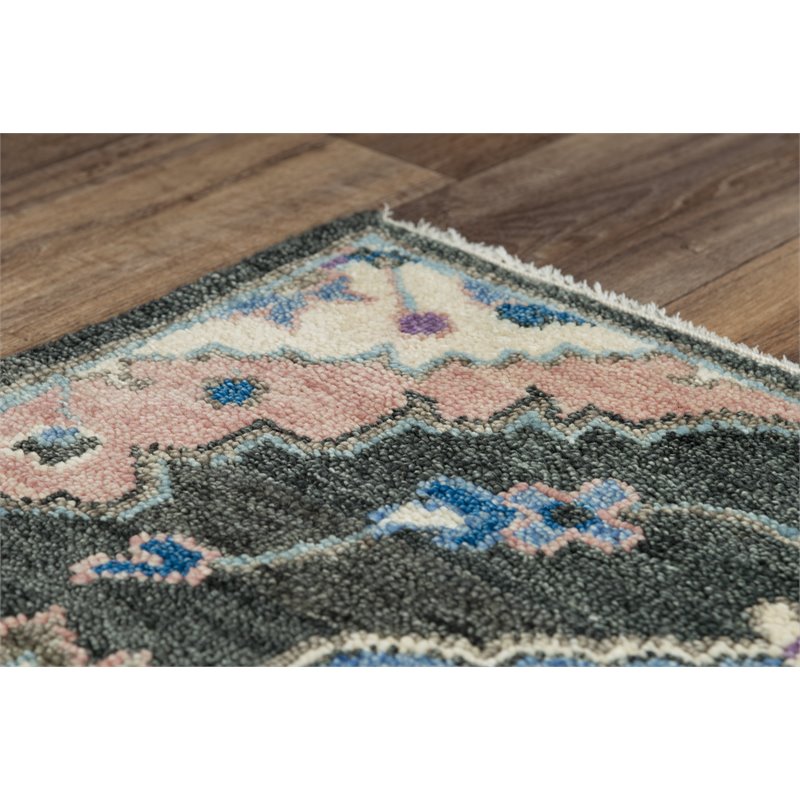 Alora Decor Muse 8' x 10' Charcoal/Gray/Blue/Brown Hand Knotted Area Rug