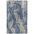 Alora Decor Lapis 5' x 8' Abstract Blue/Dk Blue/Gray/Taupe Hand-Tufted Area Rug