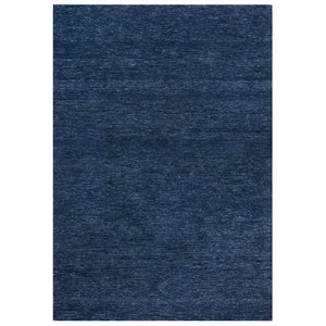 Alora Decor Luna 8'6&quotx11'6&quot Solid/Tone on Tone Blue/Blue Hand-Tufted Area Rug