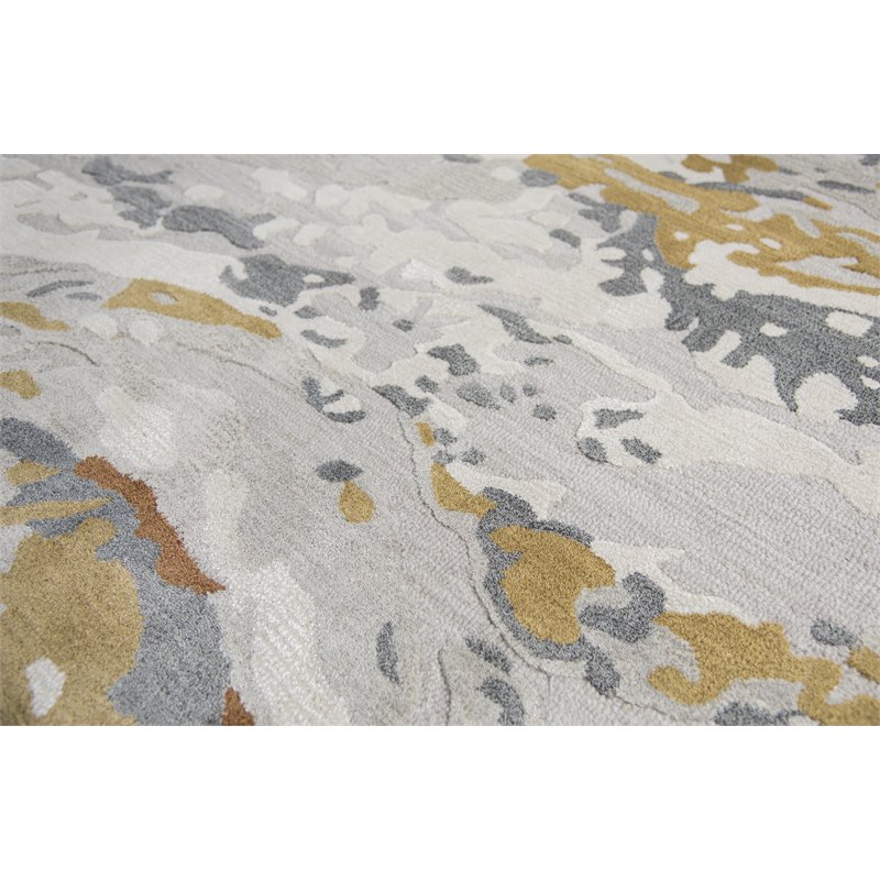 Alora Decor Lapis 8' x 10' Gray/Medium Gray/Lt. Gray/Lt. Green Area Rug