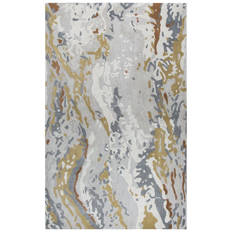 Alora Decor Lapis 8' x 10' Gray/Medium Gray/Lt. Gray/Lt. Green Area Rug