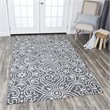 Alora Decor Lavine 5' x 8' Medallion Gray/Lt. Gray/Natural Hand-Tufted Area Rug