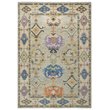 Alora Decor Muse 6' x 9' Gray/Ivory/Gray/Purple/Orange/Blue Hand Knotted Rug