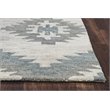 Alora Decor Napoli 5' x 8' Southwestern Motifs Ivory/Ivory Hand-Tufted Area Rug