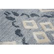 Alora Decor Lavine 5' x 8' Tribal Motif Natural/Gray/Dk Gray Area Rug