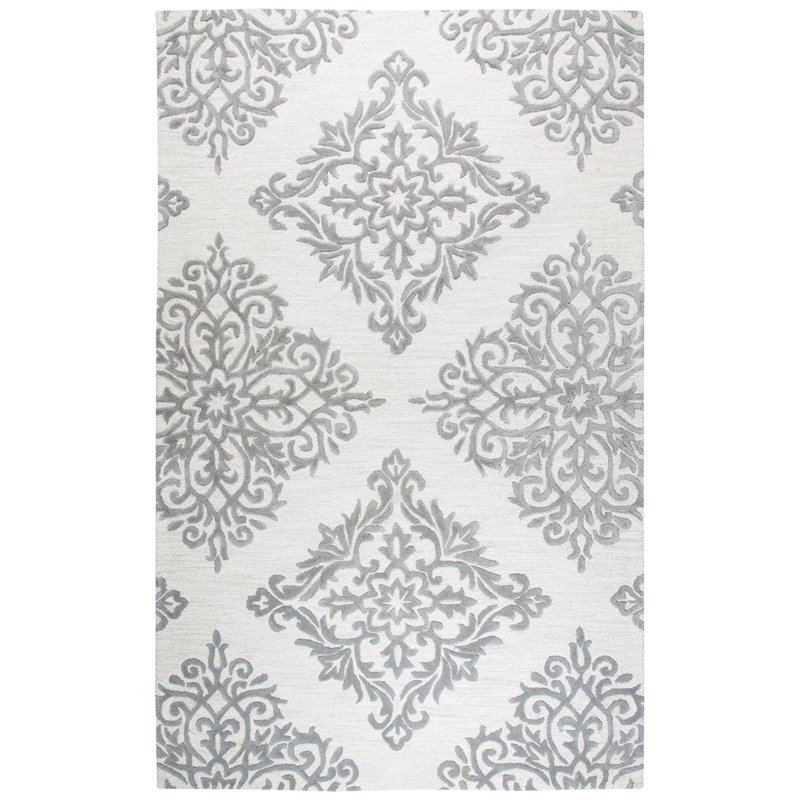 Alora Decor Lavine 8' x 10' Medallion Natural/Taupe Hand-Tufted Area Rug