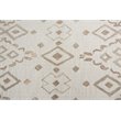 Alora Decor Lavine 8' x 10' Geometric Natural/Teal Hand-Tufted Area Rug