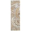 Alora Decor Makalu 8' x 10' Paisley Gray/Natural Hand-Tufted Area Rug