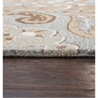 Alora Decor Makalu 8' x 10' Paisley Gray/Natural Hand-Tufted Area Rug