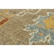 Alora Decor Muse 9' x 12' Taupe/Gray/Brown/Blue/Gray Hand Knotted Area Rug