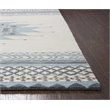 Alora Decor Ryder 8' x 10' Southwest/Tribal Blue/Ivory Hand-Tufted Area Rug
