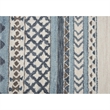 Alora Decor Ryder 3' x 5' Southwest/Tribal Blue/Ivory Hand-Tufted Area Rug