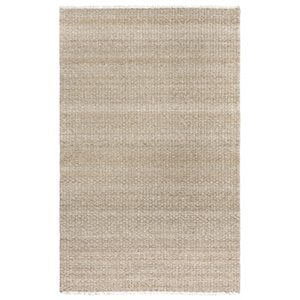 Alora Decor Sun 7'6&quot x 9'6&quot Basket Weave Beige/Tan Woven Area Rug