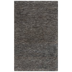 Alora Decor Winston 8'9&quot x 11'9&quot Speckled Solid Charcoal/black/Grey Area Rug