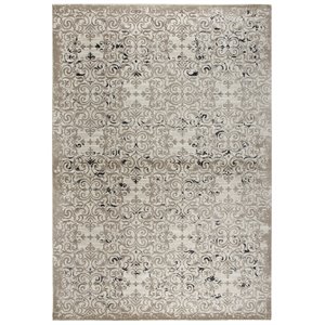 Alora Decor Swagger 5'3&quotx7'6&quot Beige/Taupe/Gray/Black Power-Loomed Area Rug