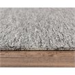 Alora Decor Winston 5' x 8' Speckled Solid Gray/Charcoal/Black Area Rug