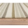 Alora Decor Rivera 5' x 8' Stripe Ivory/Beige/Brown Hand-Tufted Area Rug