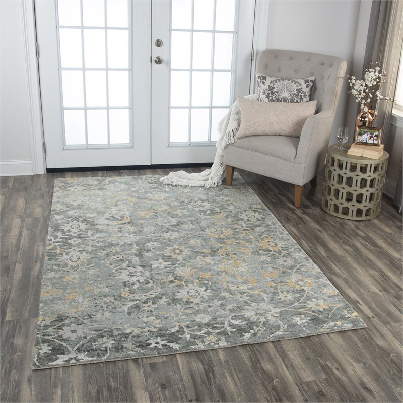 Alora Decor Radiant 10' x 13' Classic Gray/Beige/Gray Hybrid Area Rug