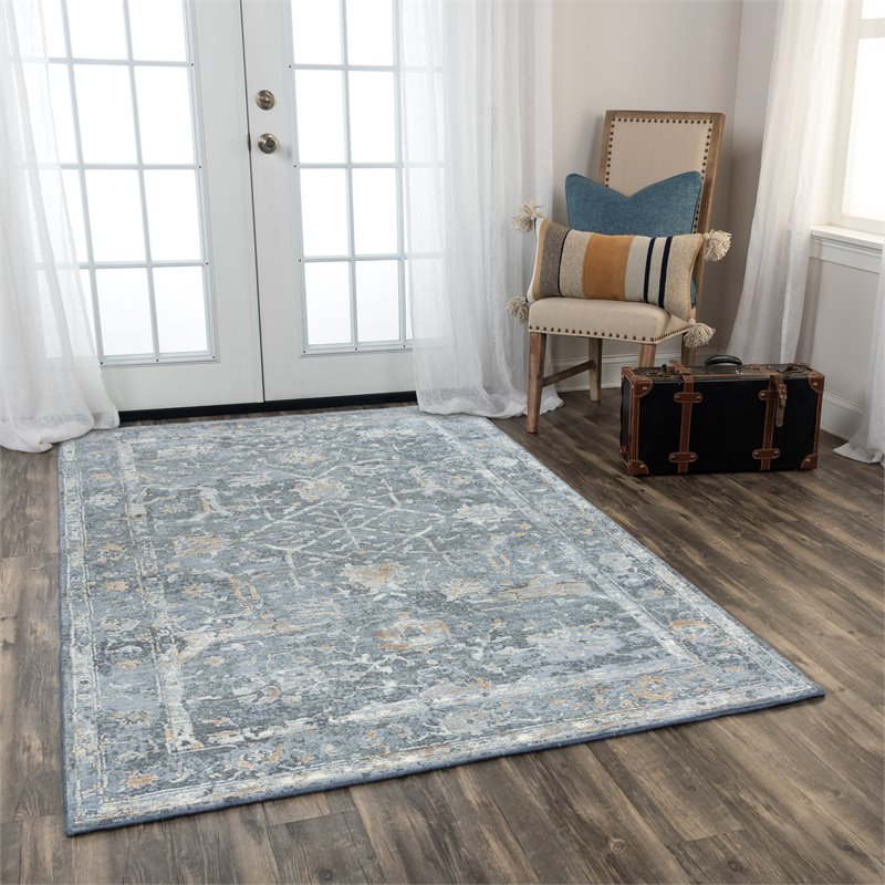 Alora Decor Radiant 10' x 13' Classic Gray/Silver Hybrid Area Rug