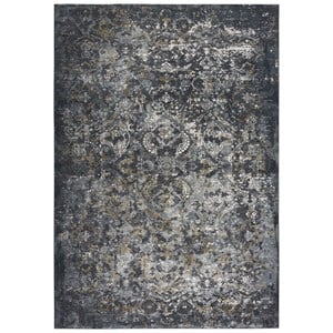 Alora Decor Spring 5'3&quot x 7'6&quot Gray/Dk. Gray/Gray/Brown/Black Area Rug