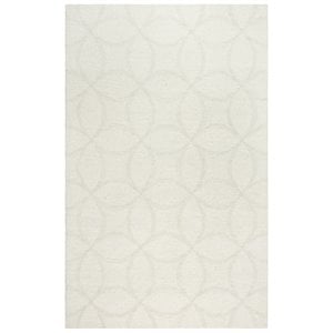 Alora Decor Peace 8'9&quot x 11'9&quot Geometric Ivory/White/Cream Hand-Tufted Area Rug