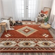 Alora Decor Ryder 3' x 5' Tribal Rust/Khaki/Navy/Sagee Hand-Tufted Area Rug
