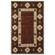 Alora Decor Ryder 5' x 8' Tribal Burgundy/Tan/Rust/Navy/Sage Area Rug