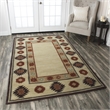 Alora Decor Ryder 5' x 8' Tribal Burgundy/Tan/Rust/Navy/Sage Area Rug