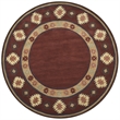 Alora Decor Ryder 5' x 8' Tribal Burgundy/Tan/Rust/Navy/Sage Area Rug